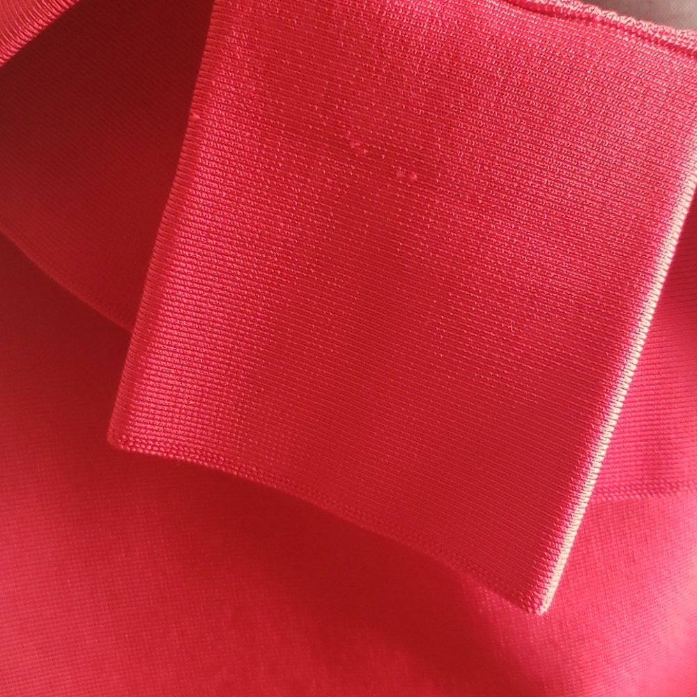 Few Moda New York One Shoulder Red Ruffle Dress - Picture 3 of 7